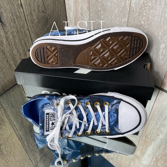 Converse Ctas OX Mason Blue Canvas W AUTHENTIC - Picture 4 of 7